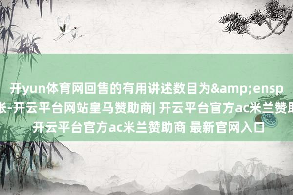 开yun体育网回售的有用讲述数目为&ensp;0&ensp;张-开云平台网站皇马赞助商| 开云平台官方ac米兰赞助商 最新官网入口